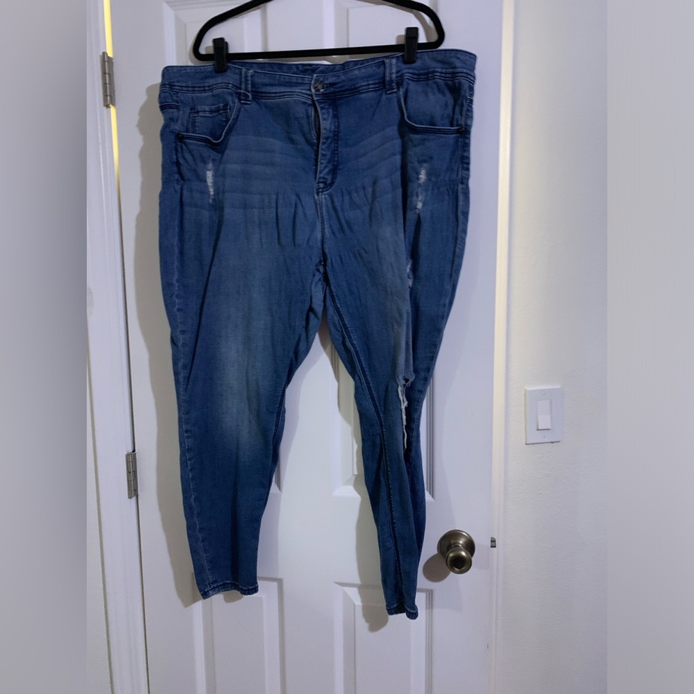 Plus Pencil Leg Jean